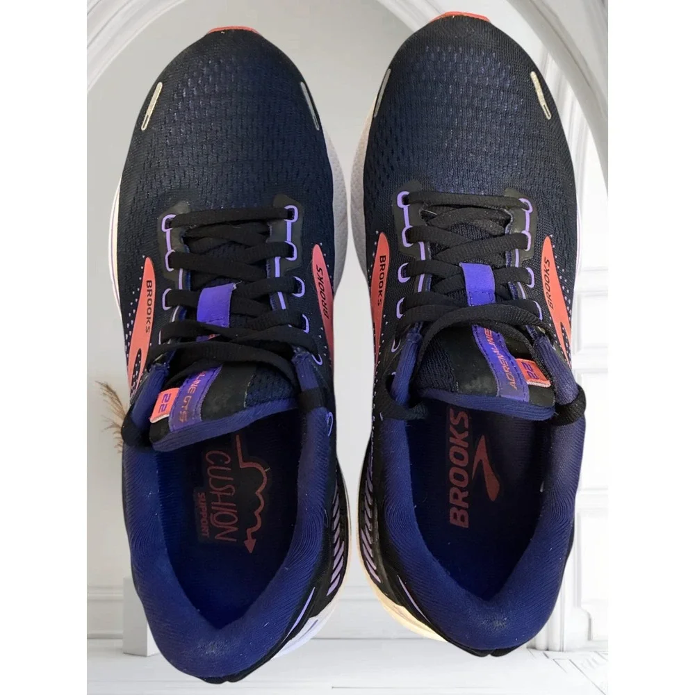 Brooks Women's Navy Purple Coral Running Shoes